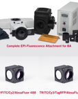 BA410E with FITC and TRITC Filter Fluorescence Bundle