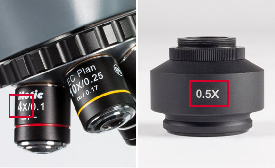 Basic Microscopy Concepts - Magnification on Screen