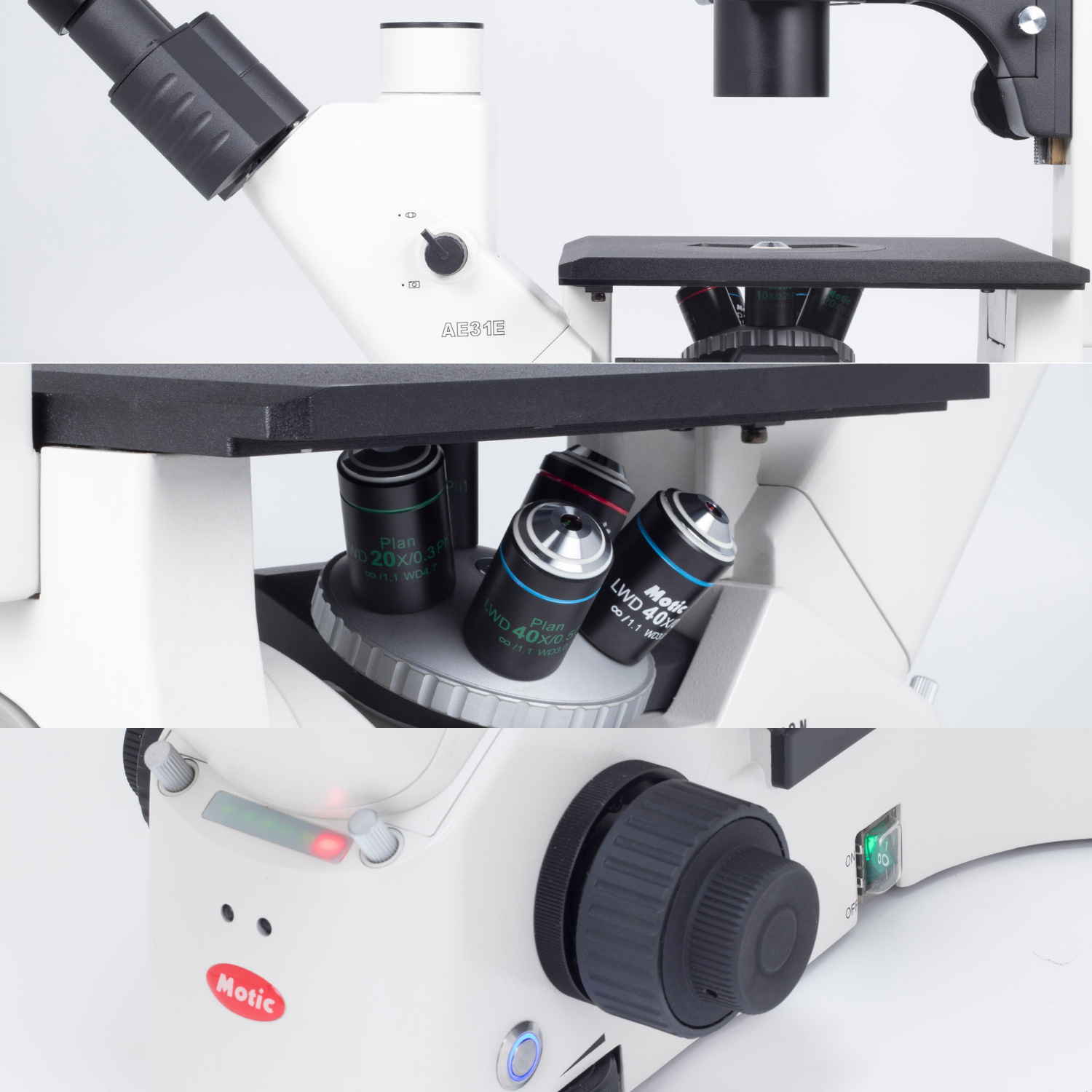 AE31E with FITC and TRITC Filter Fluorescence Bundle