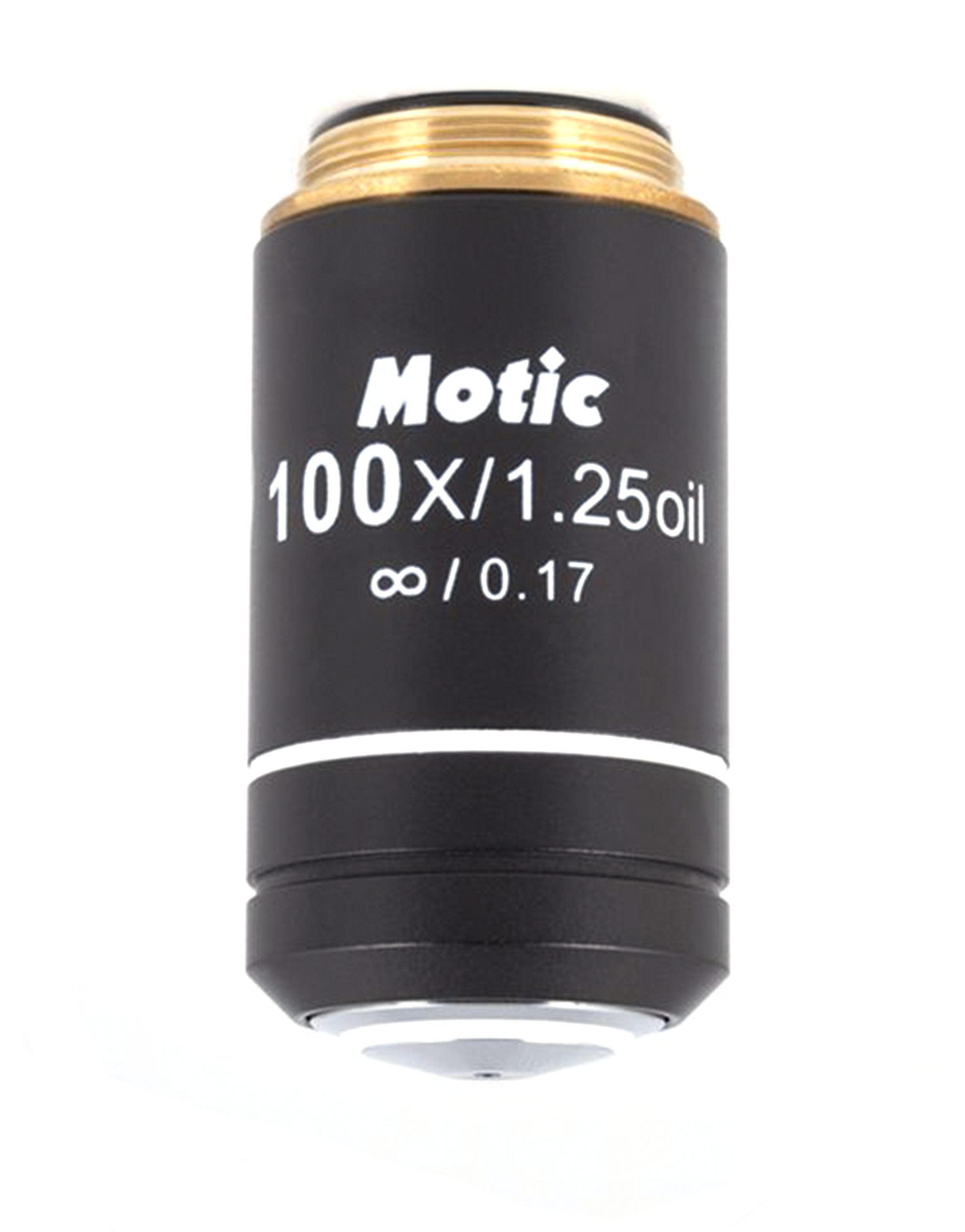 BA Objective - CCIS EC Plan Achromat objective 100X/1.25/S-Oil (WD=0.15mm) - (1101001703241) - Motic Microscopes